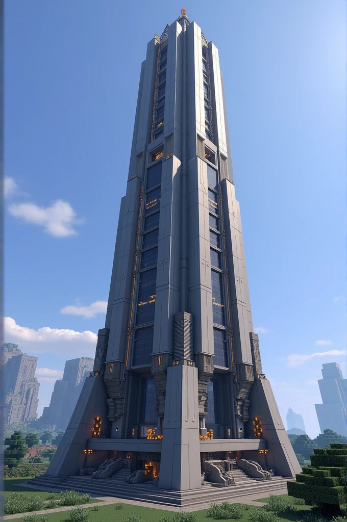 How to make laset defense tower in minecraft