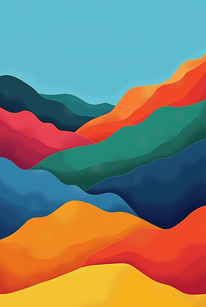 Create a background for image like for qoutes, qoutes about art make it plane like only color
No mountains and make it colorful.
Add colors like blue, red, green etc. no mountains or any look like mountain.