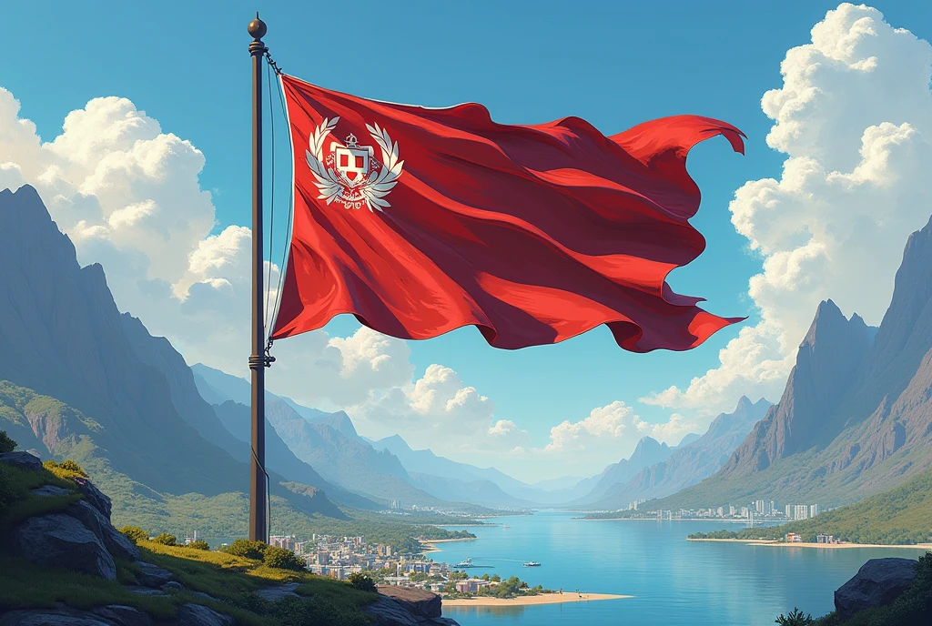 a flag of a fictional country