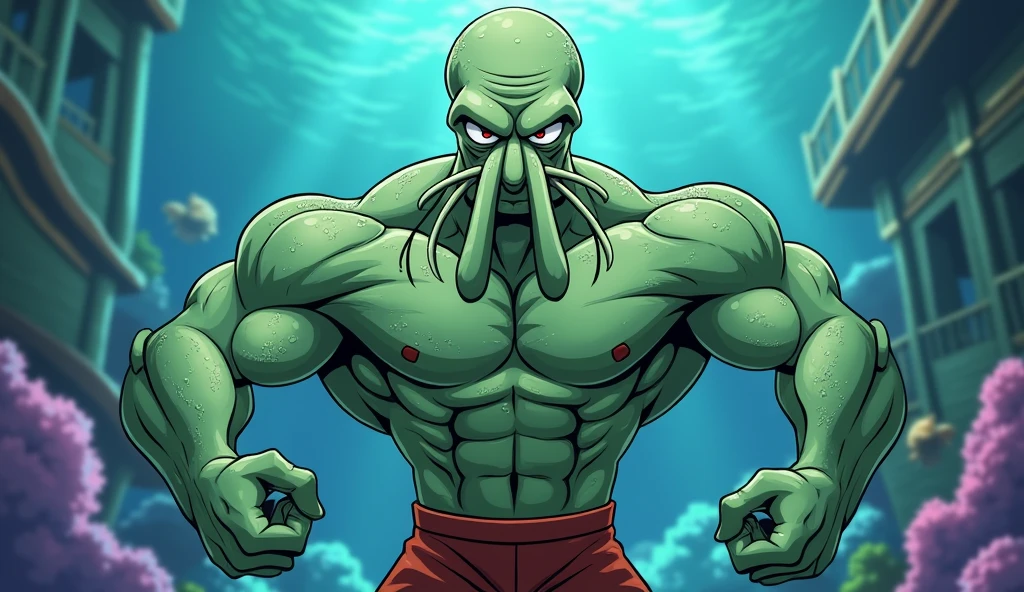Squidward Strong Arm
