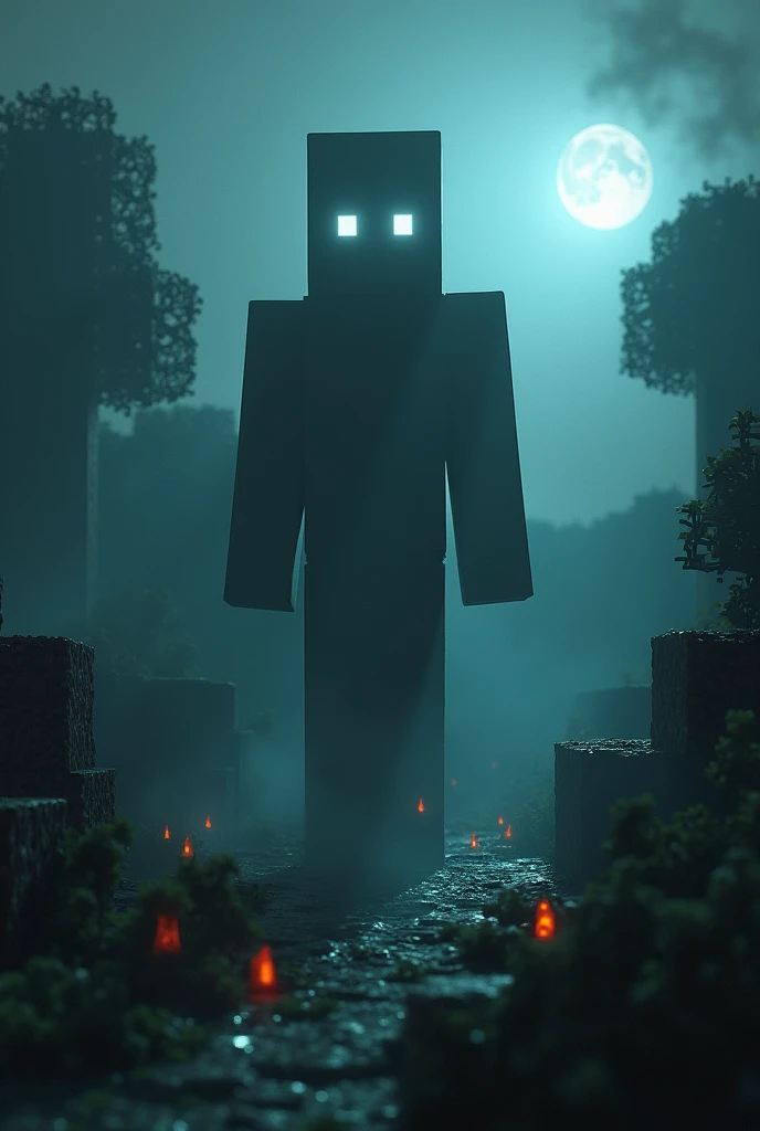 Minecraft Herobrine is on