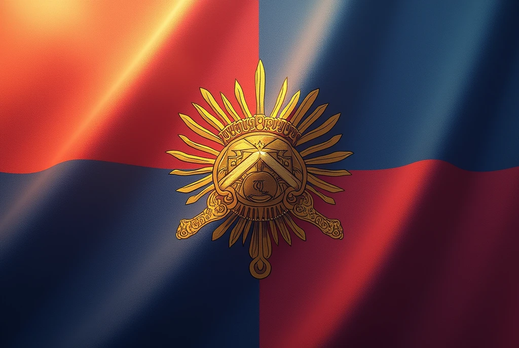 flag of a fictional country, full image