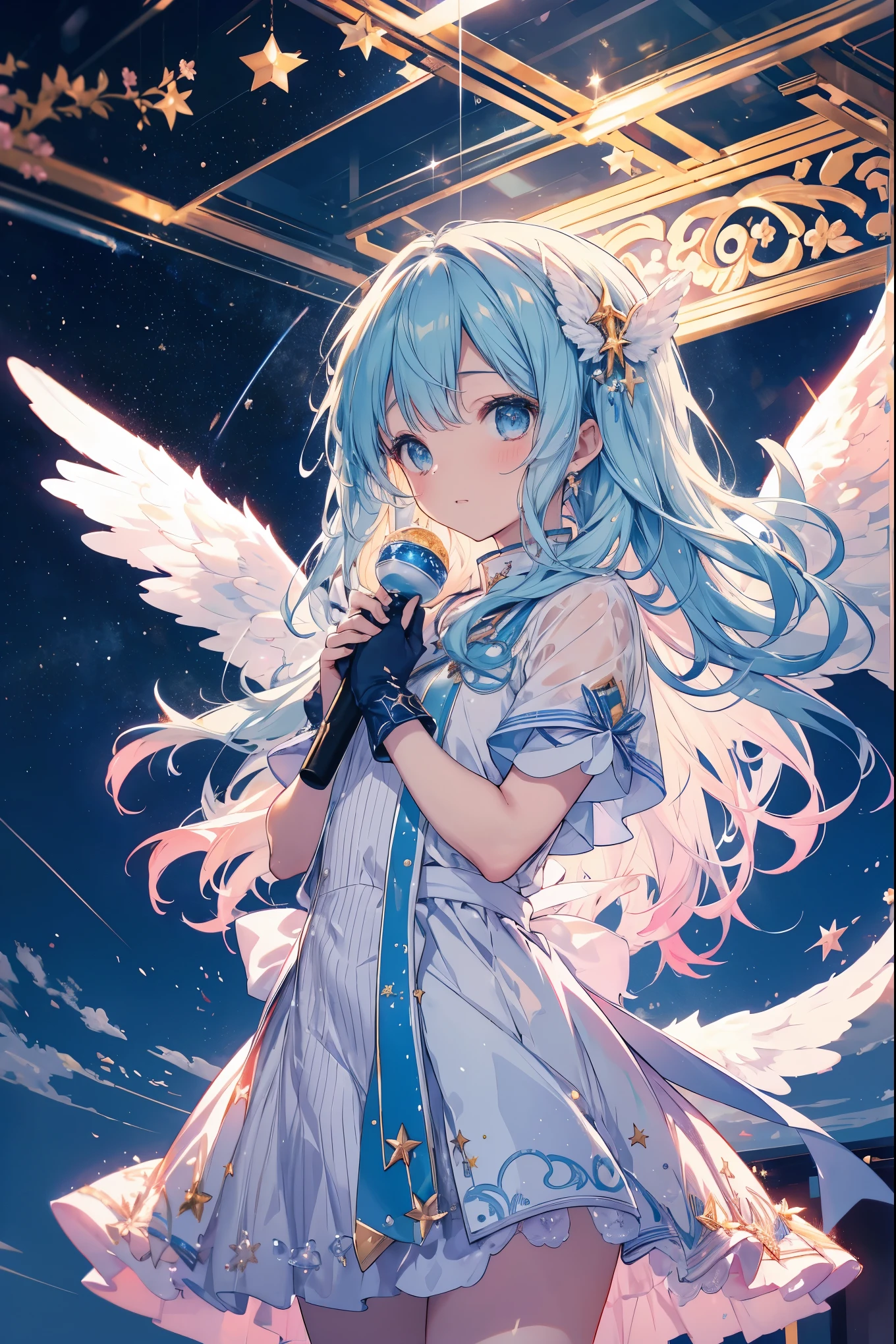 Shining like a star 無邪気な笑顔のAngels Floating in the night sky, watching over us Shining Star々
Angels Brings us happiness
星の光をたどって Angels flying in the night sky Illuminate our hearts、Make your dreams come true 小さな希望
Angels Make a wish to the starry sky that gives you courage. 手を合わせる
Angels In our hearts, where wishes come true ぬくもりを与えて
Angels 私たちを守ってくれる
Shining like a star 無邪気な笑顔のAngels Floating in the night sky, watching over us Shining Star々
Angels Brings us happiness
