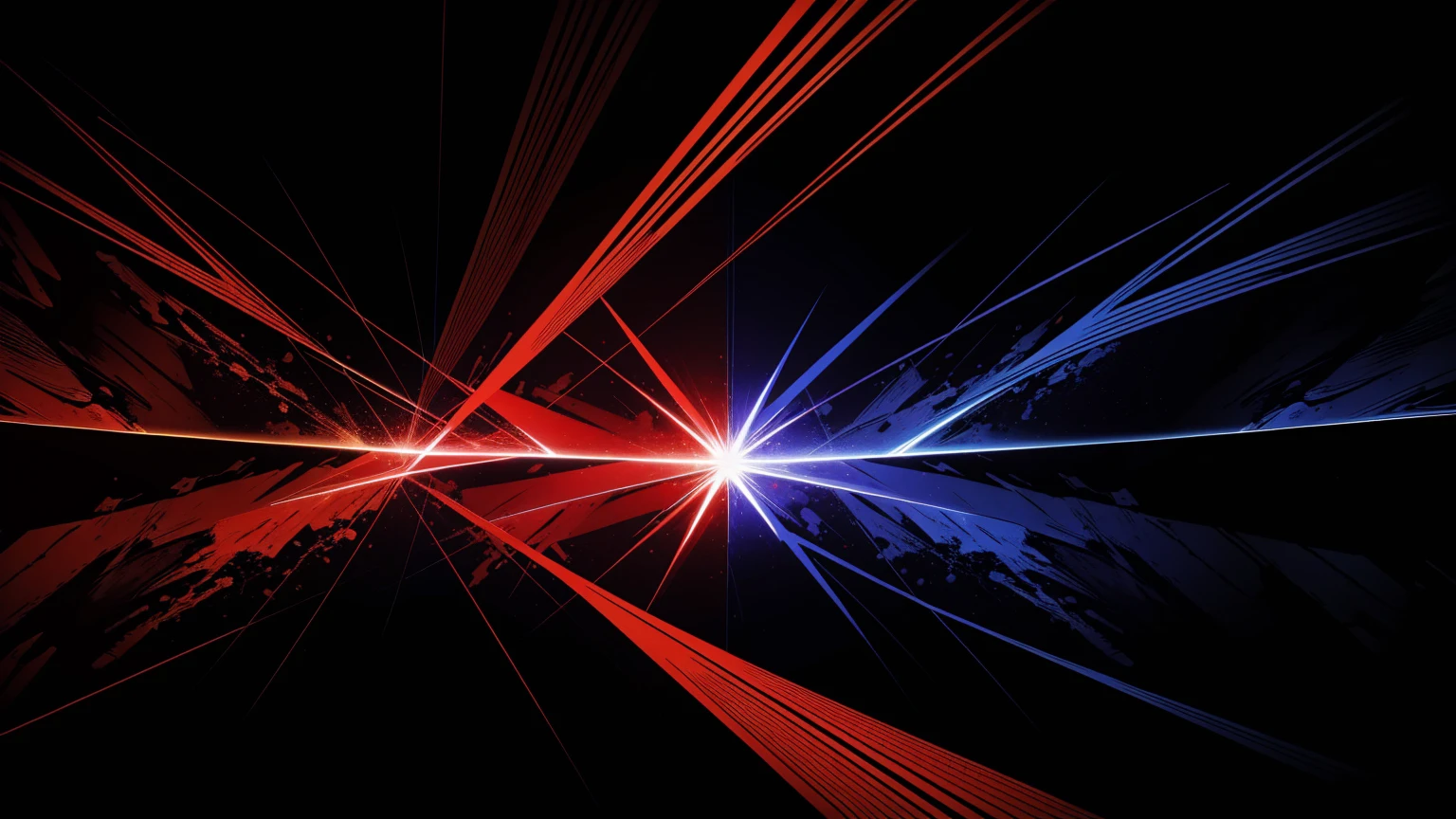 (masterpiece, Highest quality, Very detailed, 8k wallpaper), Abstract color flash, Red and Blue, sharp