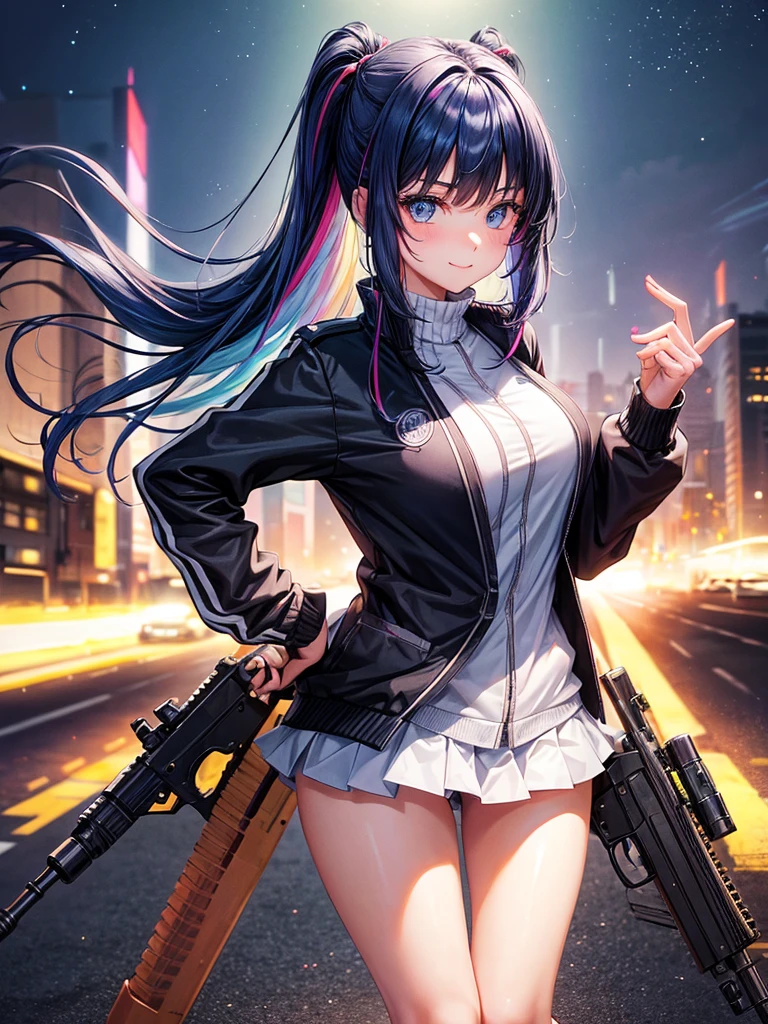 high school girl，smile，Beautiful girls，Beautiful girl from another world，A whole new beautiful girl，JK latest fashion，Girl with a weapon in her hand，Cyberpunk Uniform，The best quality to get you horny，Psychic，Wizard，battle，Colorfulな髪色，Perfect Girl，Super cute girl，Cyberpunk Background，The fusion of fashion and aesthetics，Sparkly Fashion，Cute uniform，Uniform of the Future，Wearing a cardigan，Long Hair、Sparkling eyes，She has her bangs down，Colorful，Ultra HD，Young girl，sex，Green Eyes，Naughty Girls，Full body image，Big Breasts，Beautiful Girl&#39;s Paradise，Fashion Girl，Naughty Girls，Beautiful Girl Country，High-dimensional beautiful girl，A beautiful girl who transcends everything，Pink Cardigan，So beautiful，Absurd，Sparkling，Colorful，Beautiful girls，The psychology of beautiful legs，The pinnacle of aesthetics，beauty incarnate