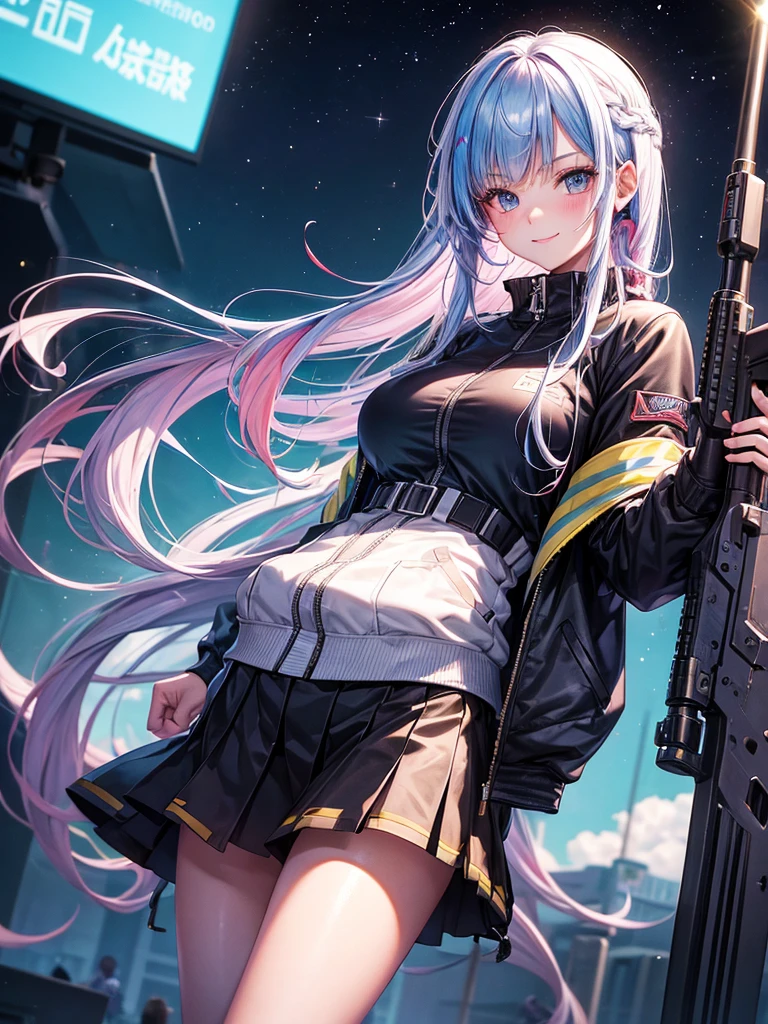 middle  girls，smile，beautiful，Several girls are depicted，Beautiful girl from another world，Girl holding an assault rifle in her hand，Hair tucked behind ear，The best quality to get you horny，Cyberpunk Girl，Track jacket，Psychic，Wizard，battle，Multi-colored hair，Perfect Girl，Super cute girl，Ocean，Starry sky background，Cute uniform，Uniform of the Future，Wearing a cardigan，Long Hair、Sparkling eyes，She has her bangs down，Colorful，Ultra HD，Young girl，sex，Naughty Girls，Full body image，Big Breasts，Beautiful Girl&#39;s Paradise，Fashion Girl，Naughty Girls，Beautiful Girl Country，High-dimensional beautiful girl，A beautiful girl who transcends everything，So beautiful，Absurd，beautiful，