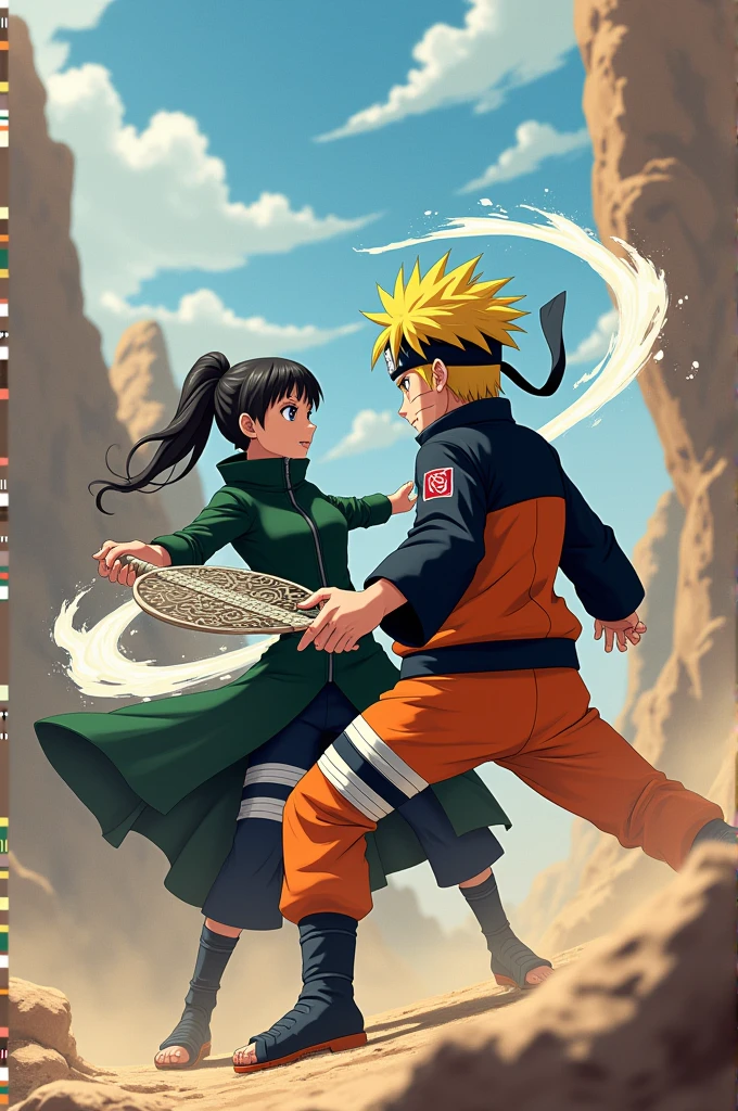 Naruto and temari