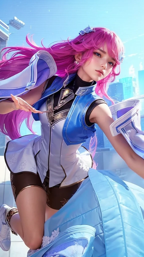 Best quality, masterpiece, detailed skin texture, detailed clothes texture, detailed face, super detail, 8k, intricate detail,1 guy, The color doesn't change, beautiful girl