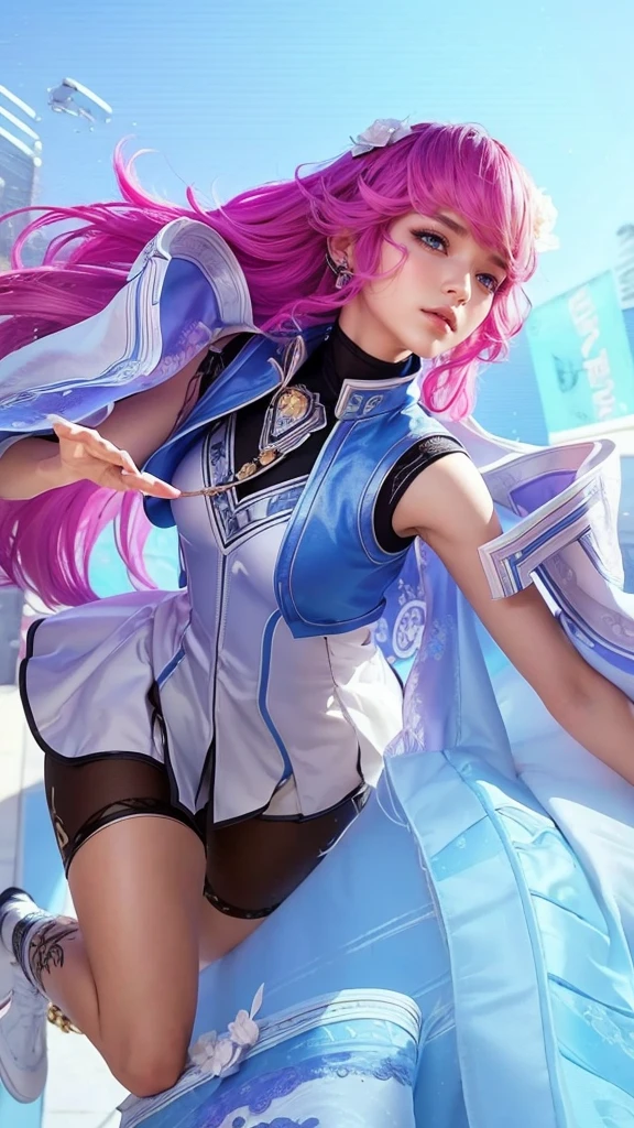 Best quality, masterpiece, detailed skin texture, detailed clothes texture, detailed face, super detail, 8k, intricate detail,1 guy, The color doesn't change, beautiful girl