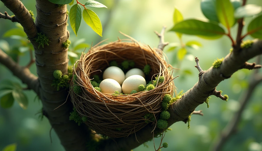 nest for birds to lay eggs