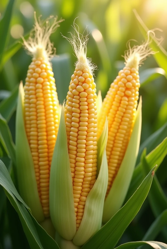 Fresh white corn