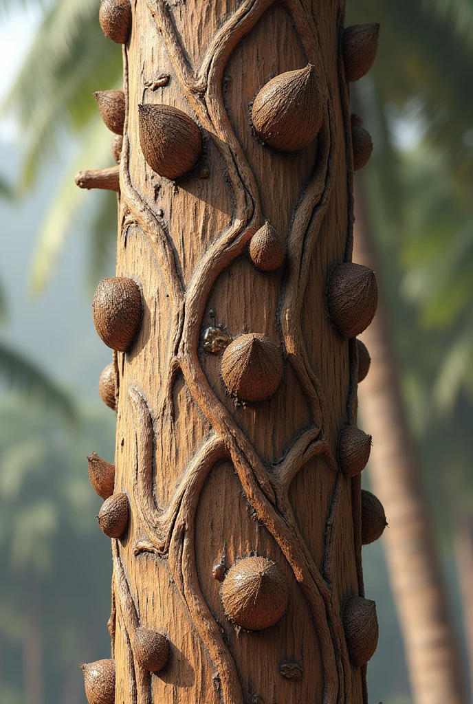 coconut bark texture For inserting Model 3A