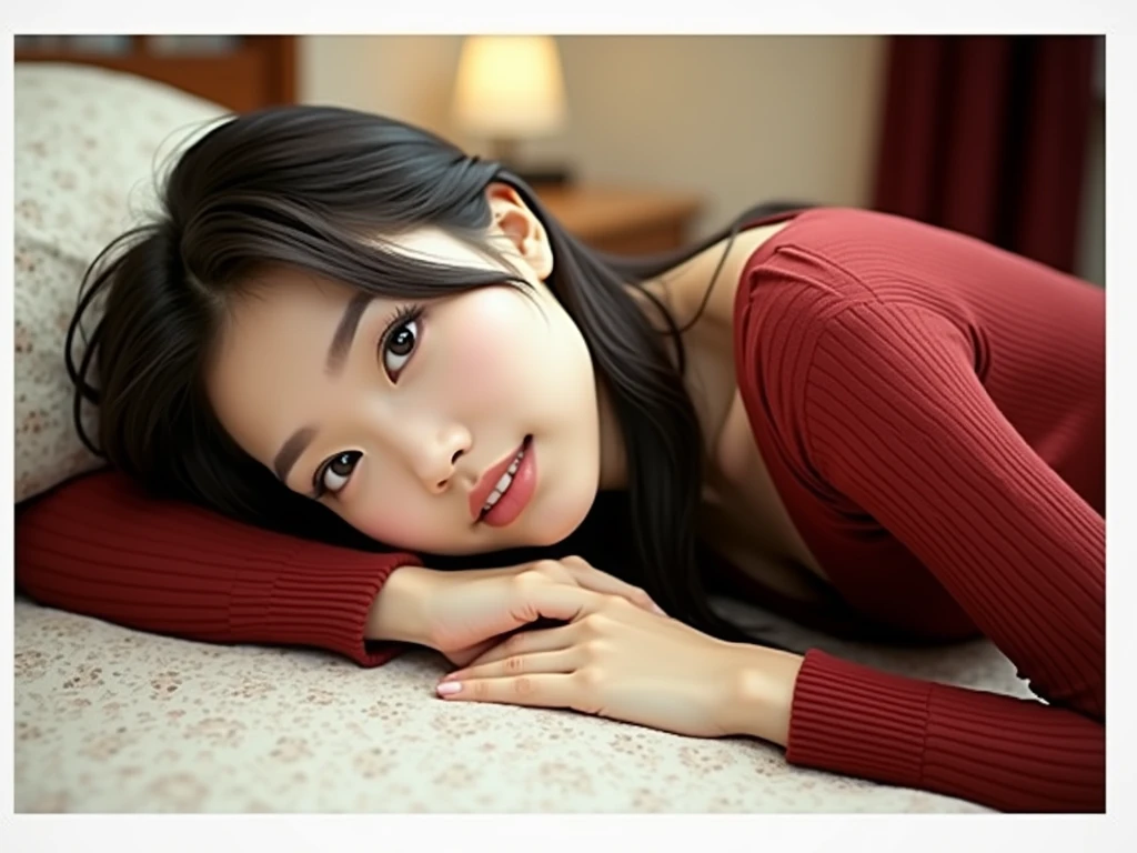 Realistic photo, 25 year old Japanese woman, nude, Lie on the bed with your legs spread, Detailed face and body, Natural light, High resolution, photoRealistic, (Highest quality,8k,High resolution,masterpiece:1.2),Very detailed,(Realistic,photoRealistic,photo-Realistic:1.37),Realistic skin texture,Fine eyes and lips,Beautifully detailed face,Long eyelashes,Smooth Skin,Natural body shape