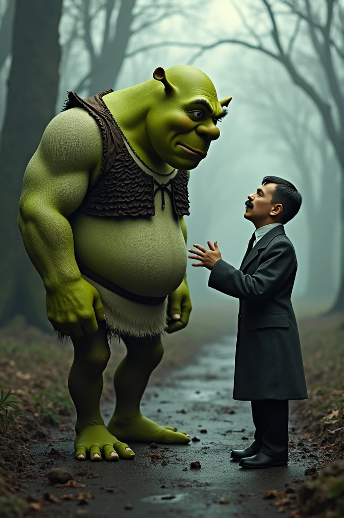 Shrek with hitler