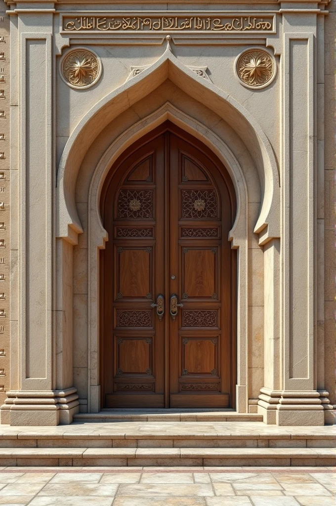 Create an image of islamic madrasa with door and name of madarasa
The name of madarasa is DARUL ULOOM FAIZAN E SARKAR E KALAN
AND remember the name of madarasa must written