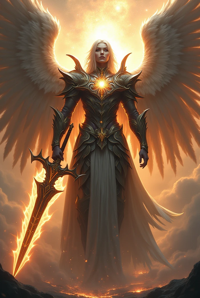 archangel justice with rog in hands