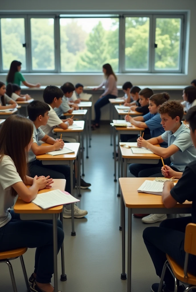 (photorealism:1.2), inequality in the education system, based on social segmentations