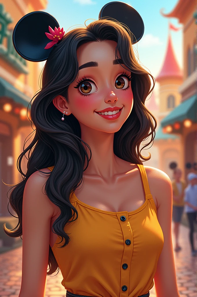 Name nicole in mickey background