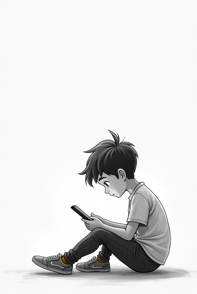 Technology allows students to access updated information faster than before.
grayscale drawing boy