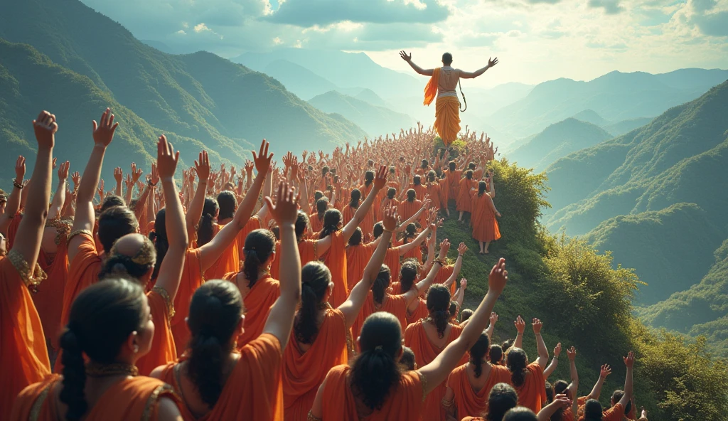 All the devotees are Govinda! Govinda! They are climbing thinking that.