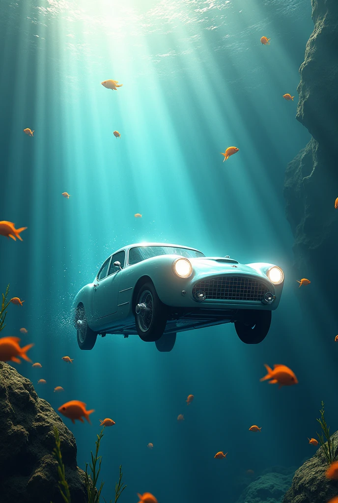 A car swim