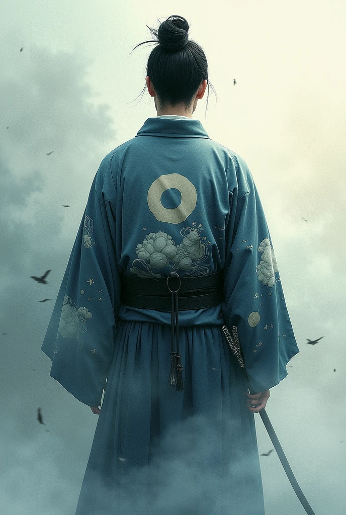 Haori with fog design