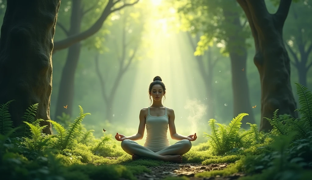 in the forest Healing meditation