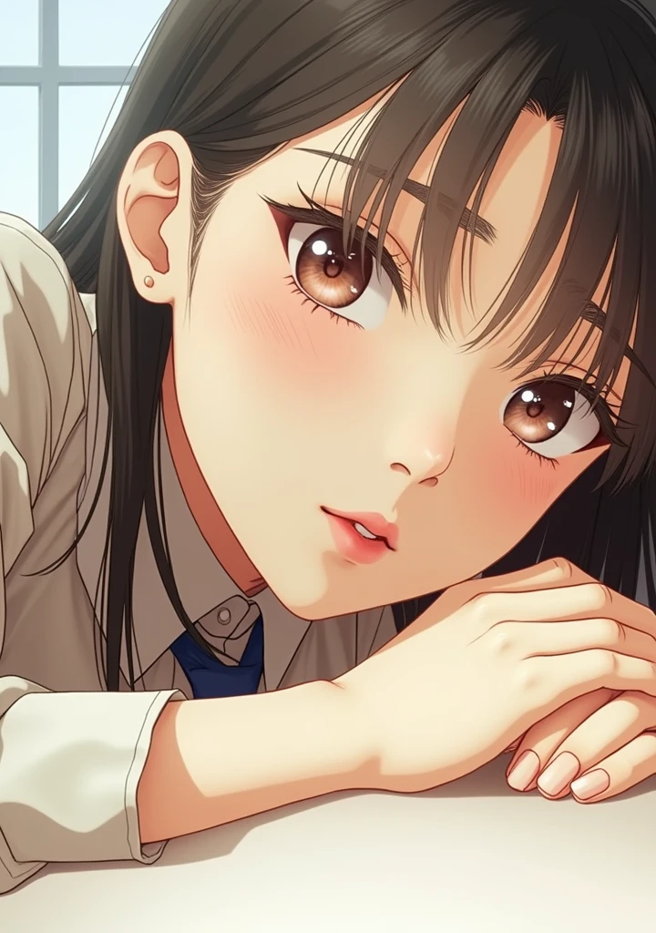 (8k、RAW Photos、highest quality、masterpiece:1.2)、(Realistic、Realistic:1.37)、Super detailed、超A high resolution、animation、1 girl、Pink nipples、Pussy、Beautifully detailed face、、beautifulディテールの肌、whole body、Professional Lighting、Upper body naked、Navy blue mini skirt uniform、Navy blue socks、Face in pain、((ayukawa madoka)), (beautiful, fine grain)、Green Eyes、(Blue Hair、semi-long、Parted bangs)、Are crying、Big eyes、Spread your legs、classroom、On all fours、virgin