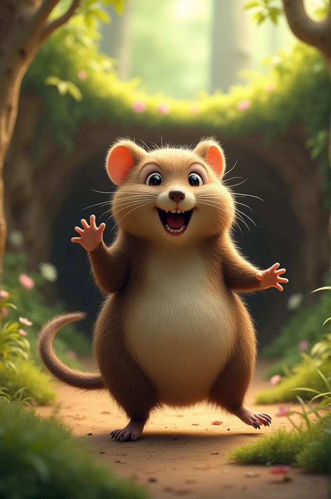 Dancing mole