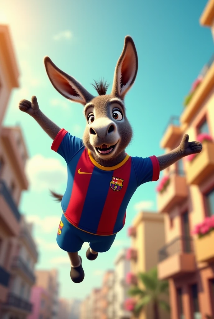 The Barcelona fan Donkey fly