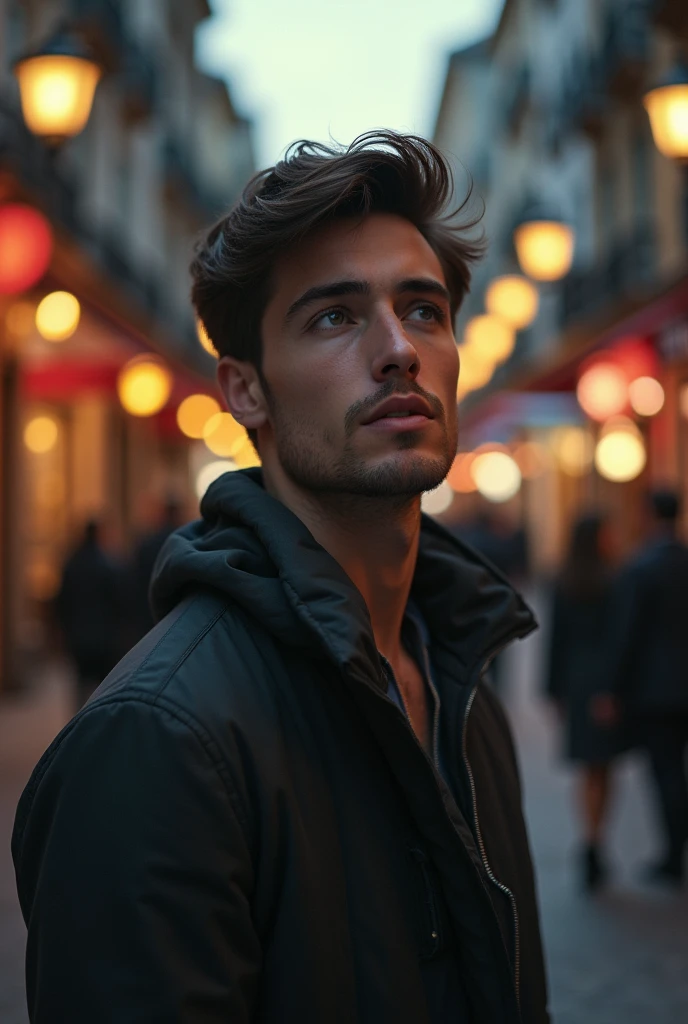 The man falls in love