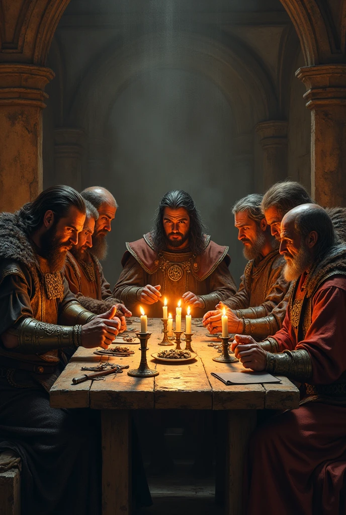 Medieval Holy Supper with the Barbarians