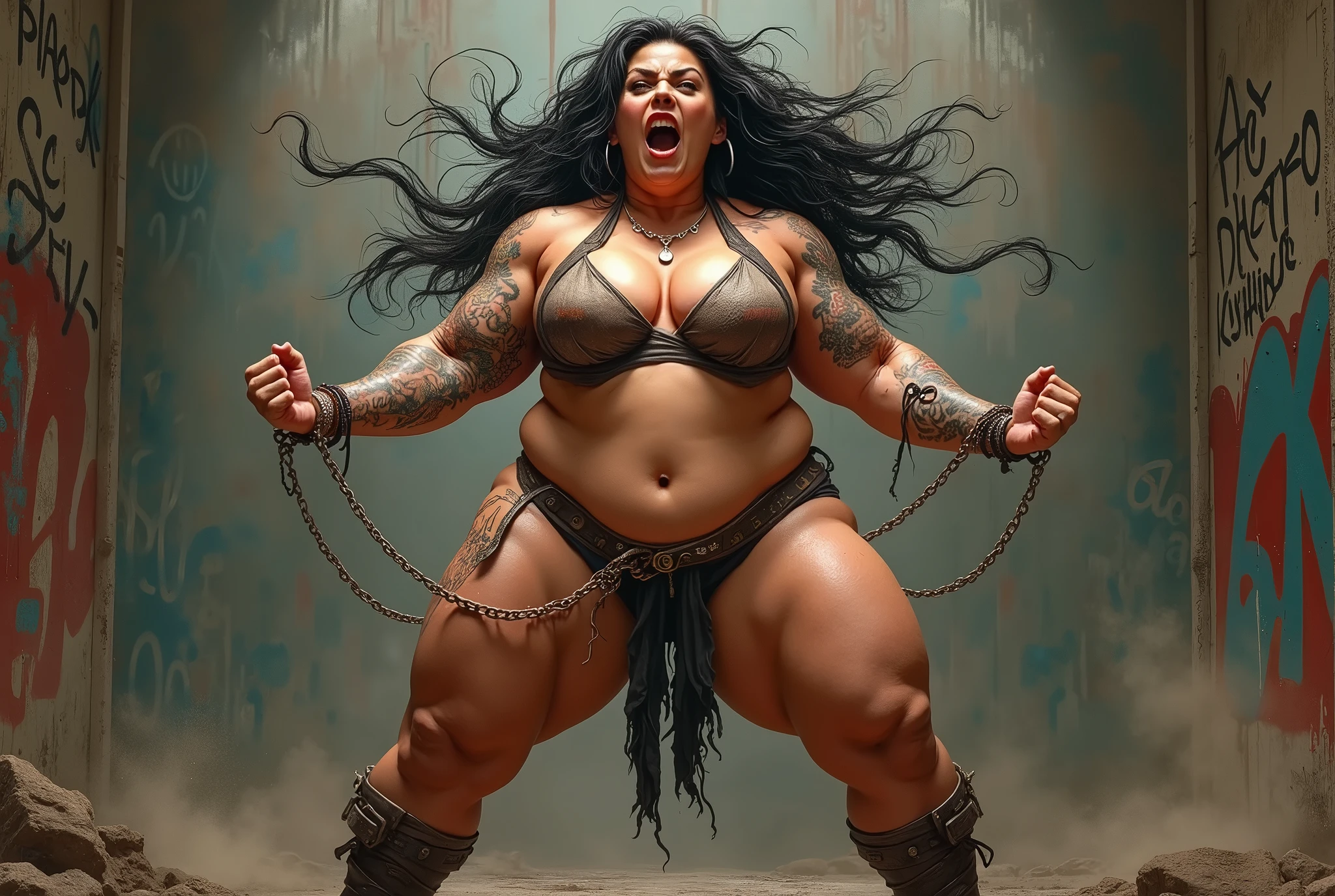 war cry woman make a splash,female sexy fat bodybuilder、fat housewife、cum shot,sex slave_tattoo,oily ,cum shot,Dirty talk、graffiti、Seeding Press,Dirty talk graffiti on body、Seeding Press,30 years old,(masterpiece, best quality:1.2), 1girl, solo,standing_split,Big Tit,、Big Butt,Armpit Hair、
,muscular、busty,hentai
