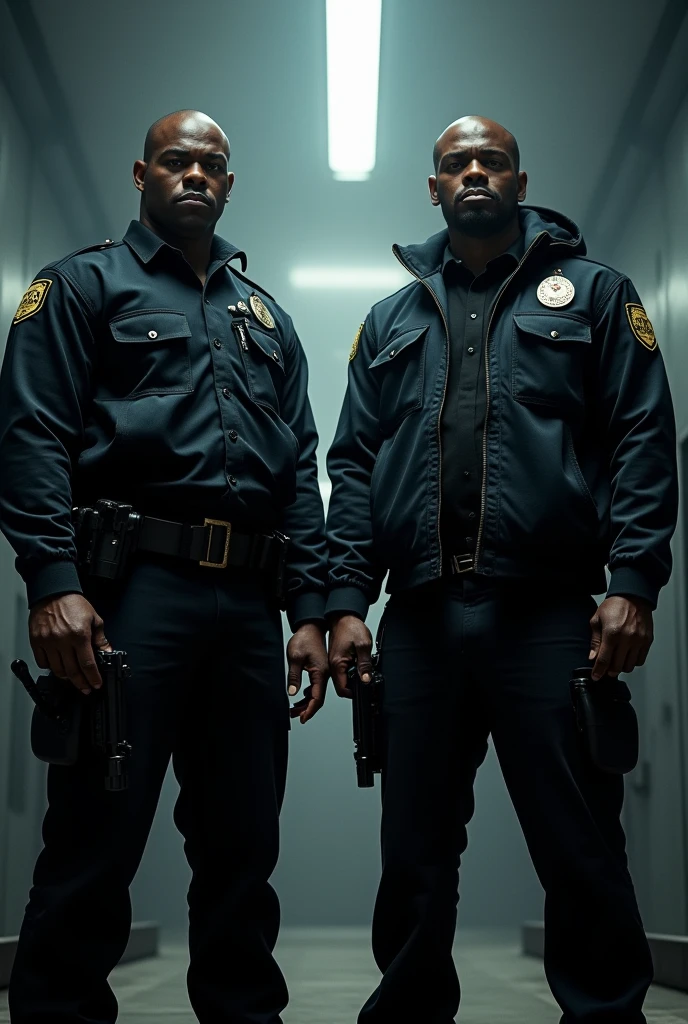 security guard 2 heads