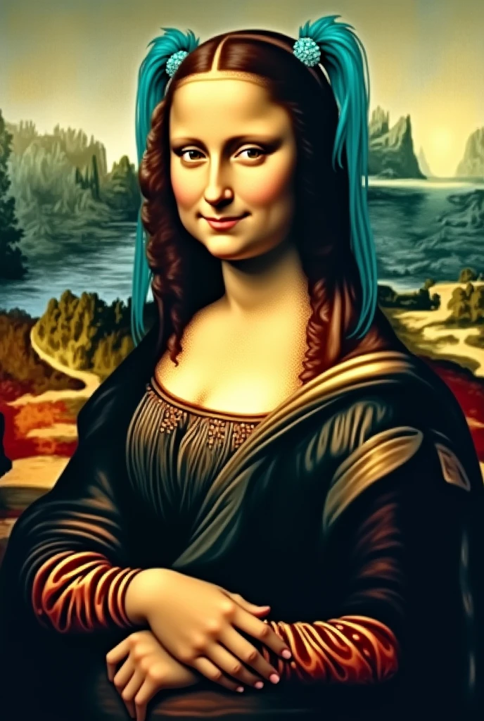 Make Hatsuni Miku but as Mona Lisa