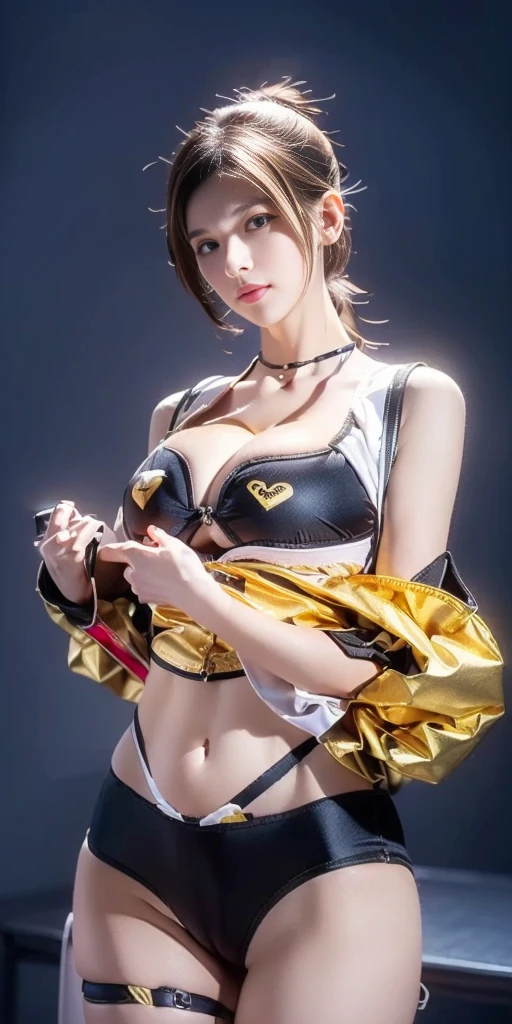 5,(((bishoujo,Deep V,Shy,Asymmetry,cleavage cutout,Shocked,open cloths,Thin bands,(Squeeze chest),(bitch_virgin:1.5),Exposed breasts,Laser clothes,Pure and sexly,glans, Leaning forward,torpedo breast,Pointed chest,torpedo breasts))),curvy ,High target_solve, clearly_image, Detailed background,best quality, Gold,number, Very detailed, Finely, high resolution, 8k画质, Perfect dynamic composition, long hair, wavy hair, Charming pose,sexly,Shy,masterpiece, best quality, high resolution, 8k, HDR, raytracing, detailed shadows, beautiful girl, (hyperdetailed:1.15),5