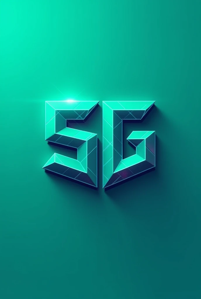 Create a Gaming logo 'SG' like Techno Gamerz, mint colour