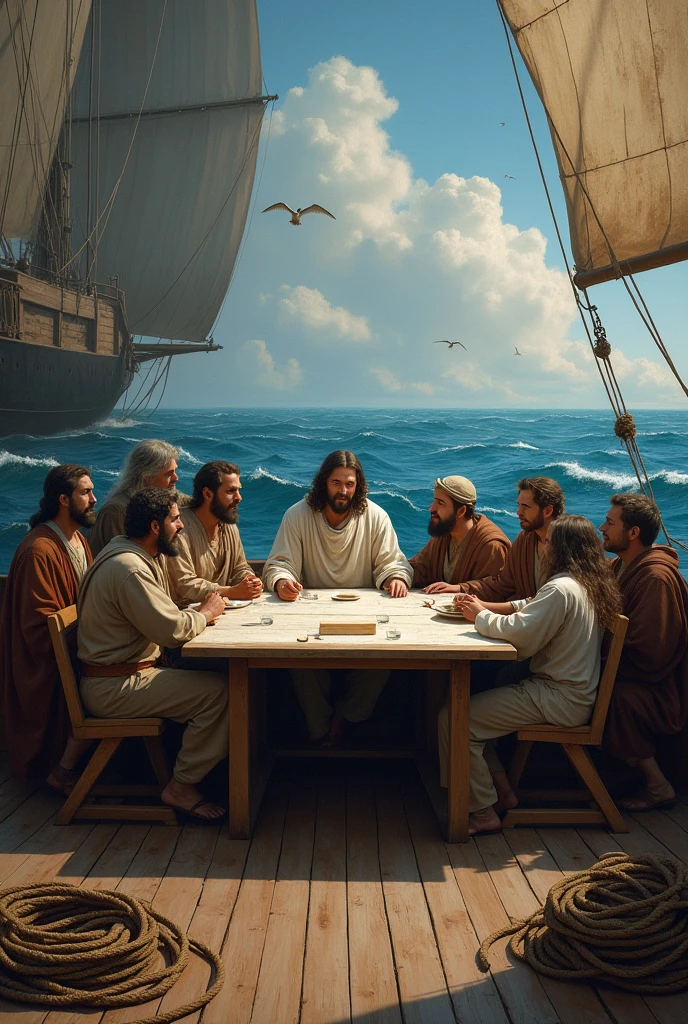 Work The Last Supper at Sea