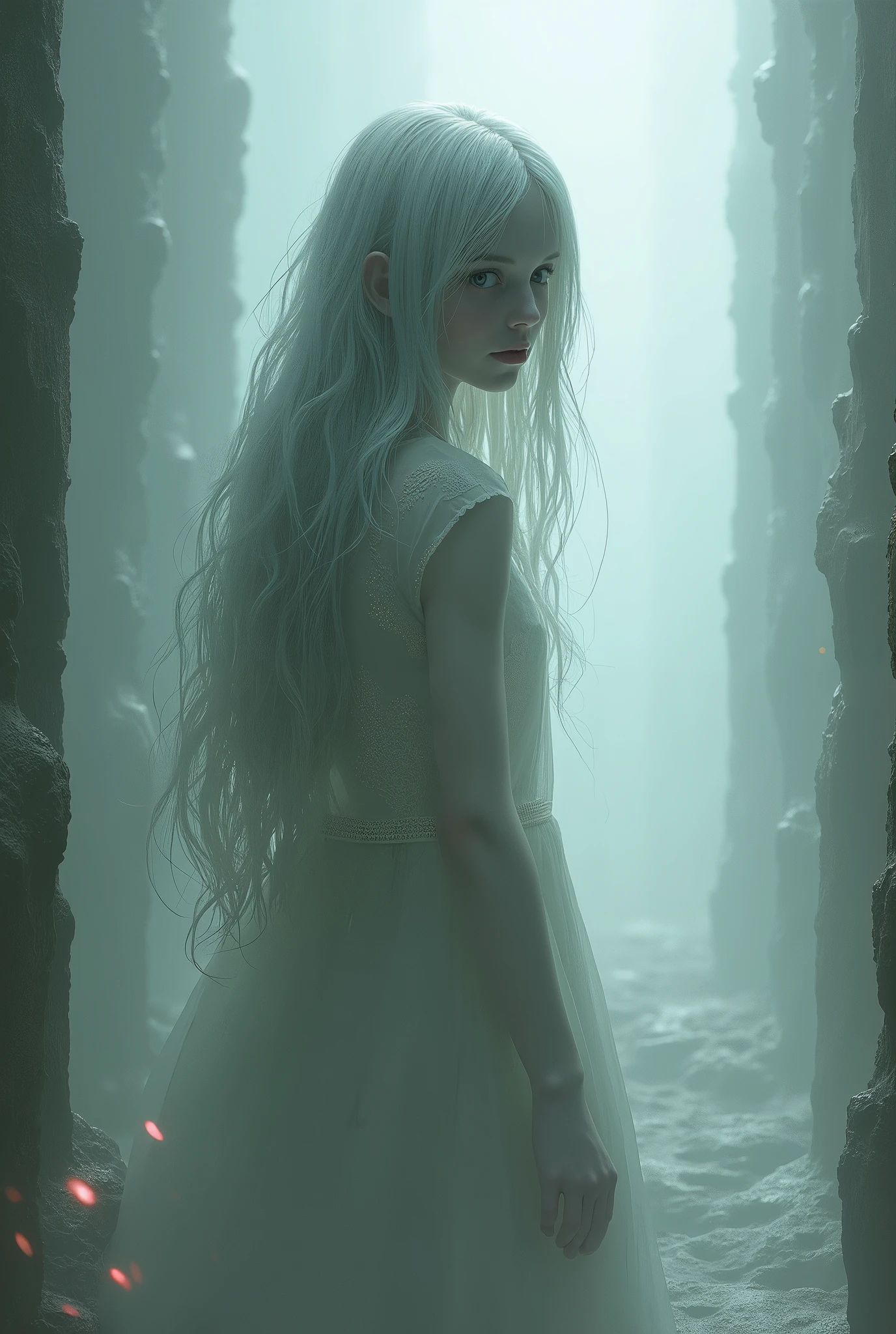 Gray Hair、Second Dimension、fear、Girl、Ghost