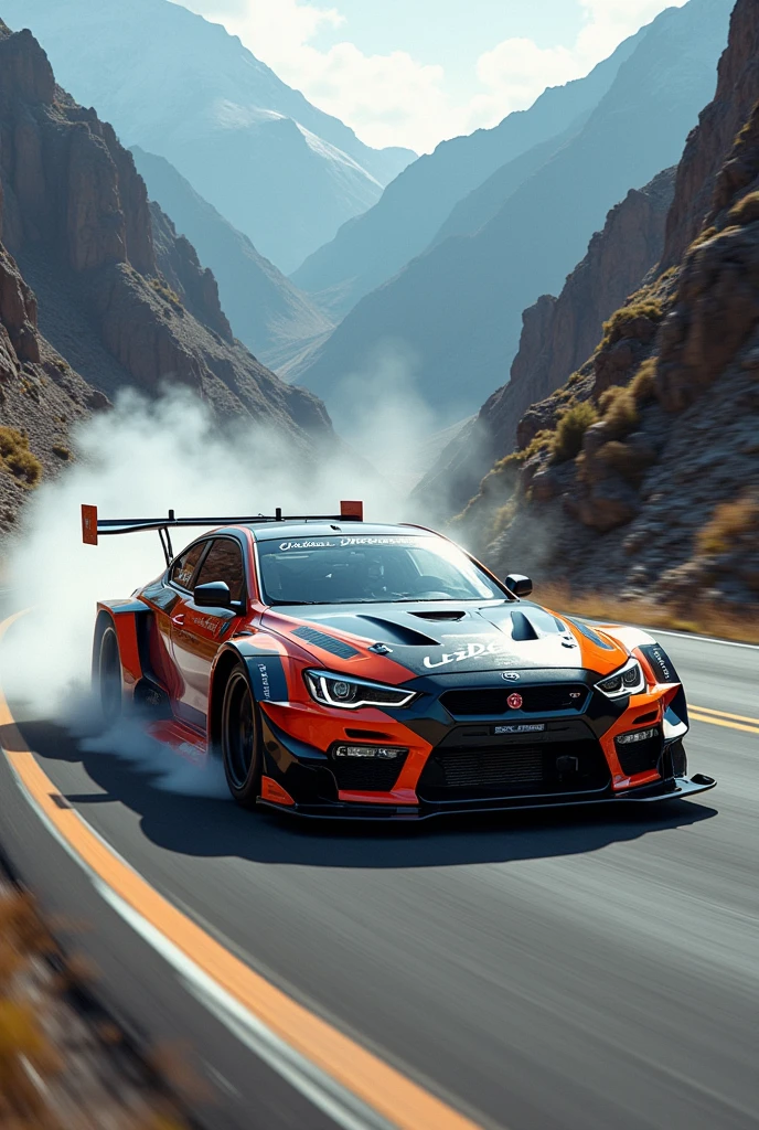 Mountain drift car