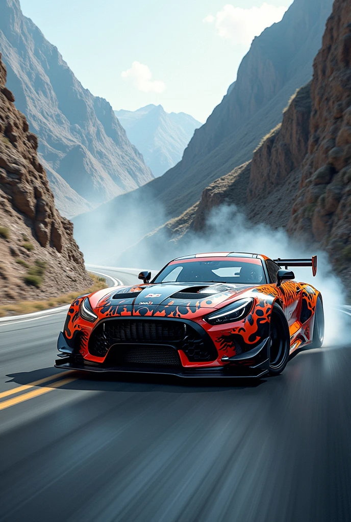 Mountain drift car