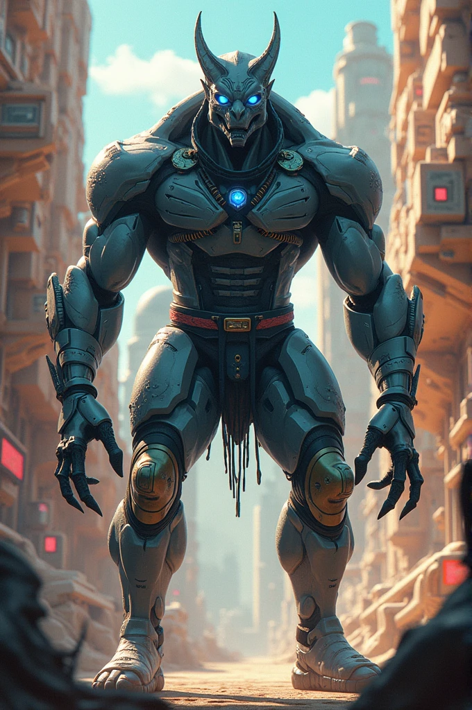 A stylish monster , capoeira player with 1.76 tall, with a serious personality but at the same time very friendly with everyone, has technological powers that are capable of creating anything he knows or imagines in his mind. And who uses slang and always makes jokes