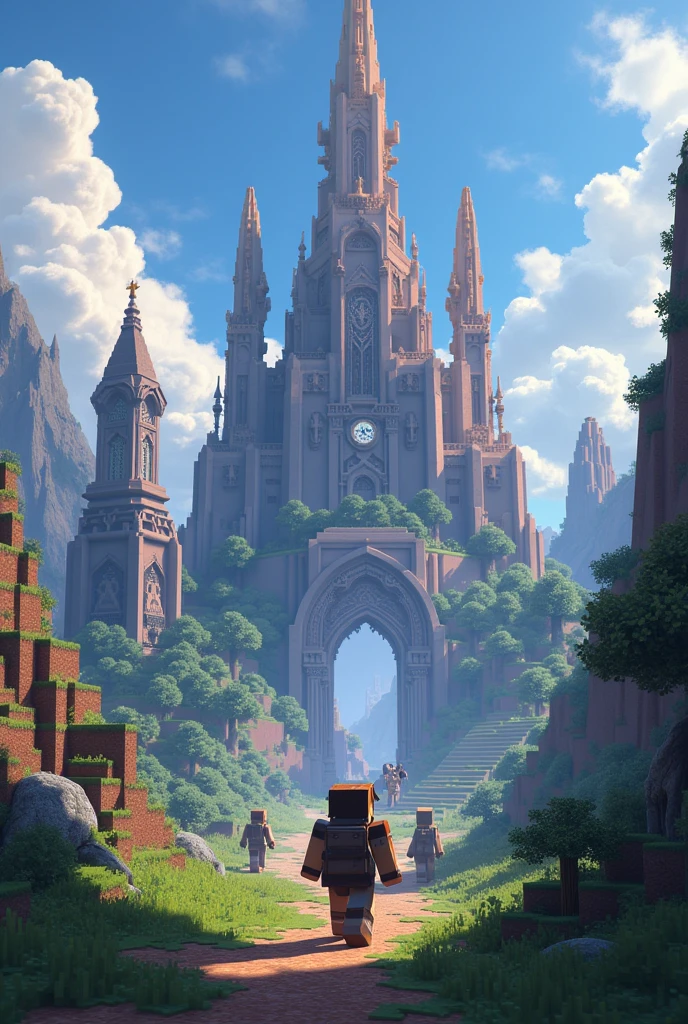 minecraft in an epic adventure with new structures and mythological beings and new equipment