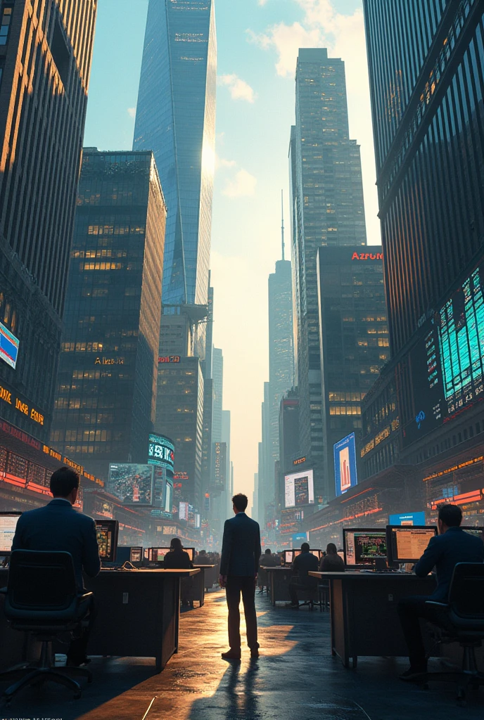 stock market on the rise
