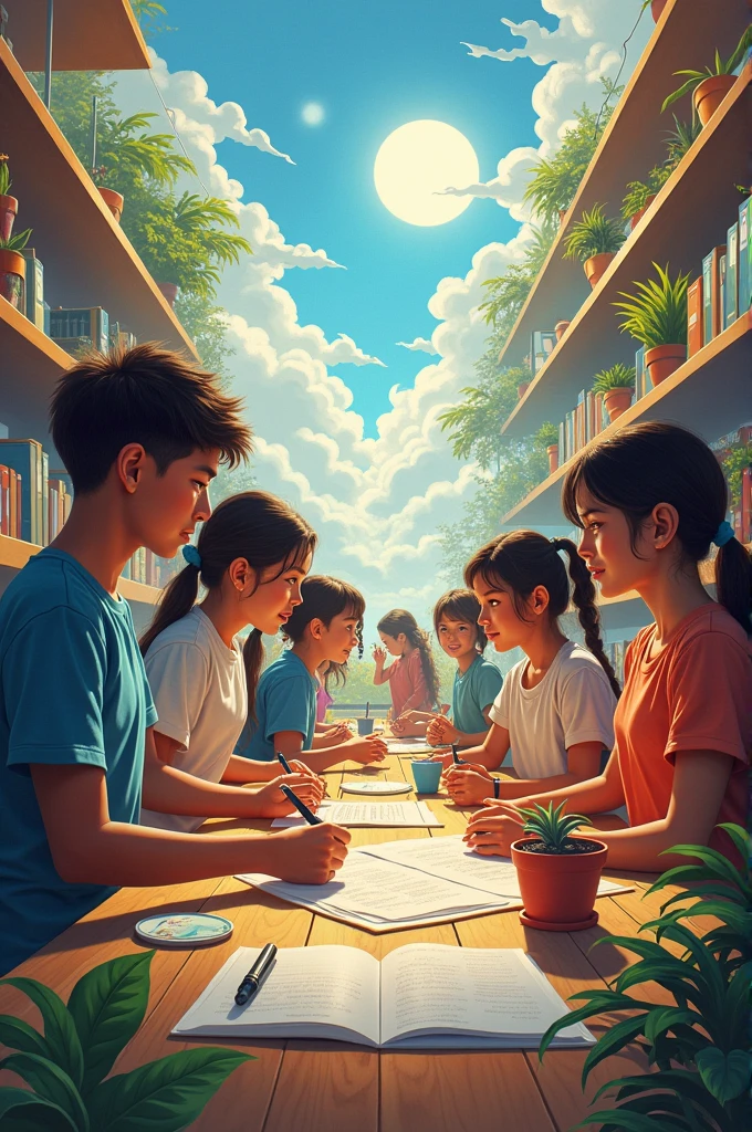 Make an image based on John Dewey's concept of the educational curriculum