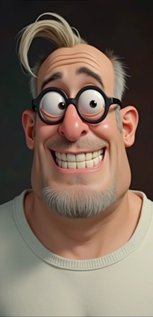 Top quality 30 year old man cartoon character pixar disney style