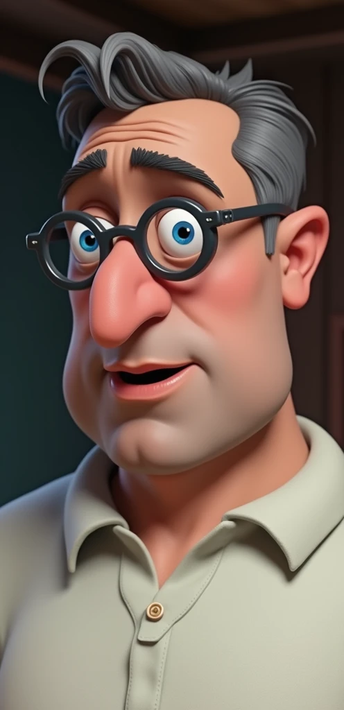 Top quality 30 year old man cartoon character pixar disney style