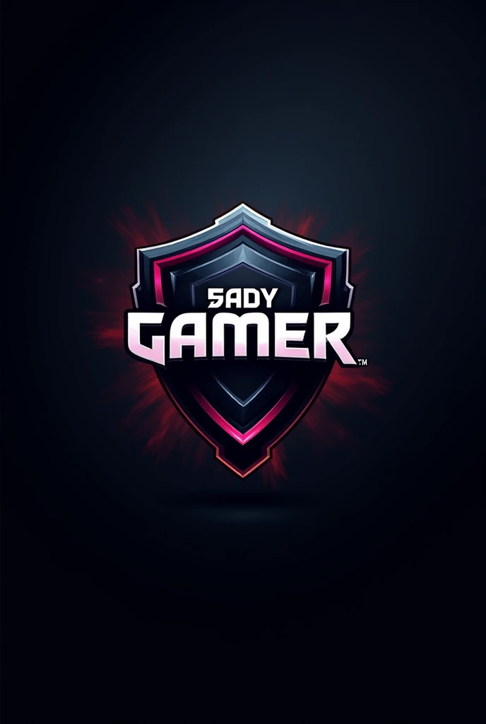 Create a Gaming logo 'sady gamer' ,with shield
