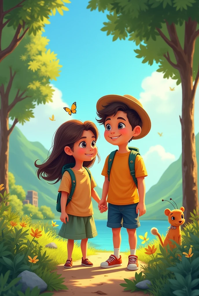 Boy and girl Valery and Samuel
