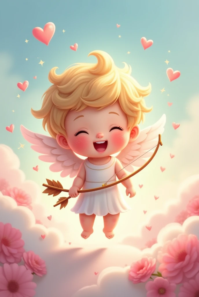 Cupid, cute cartoon character
